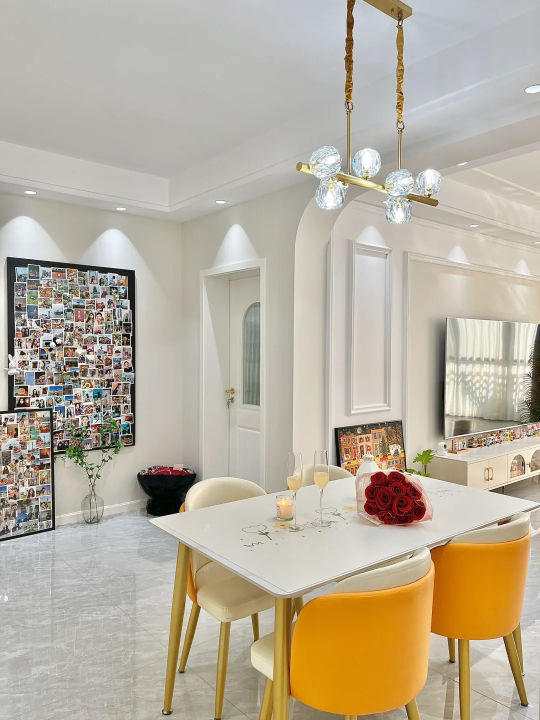 曾经总说，以后有家了一定要做一面照片墙！