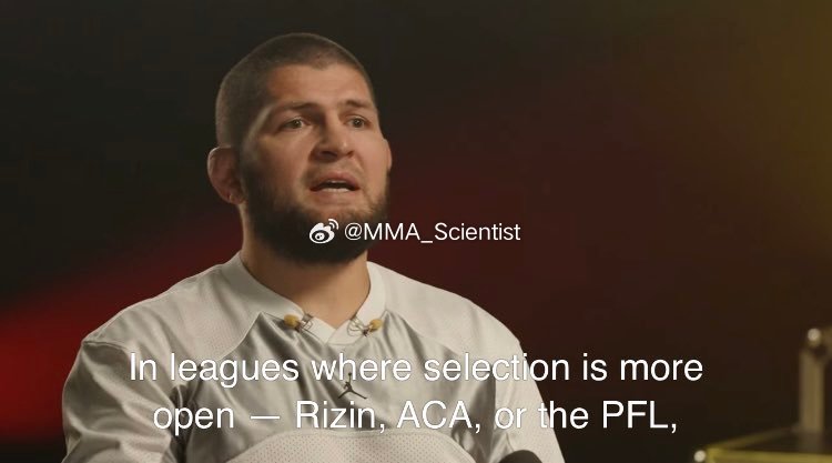 “小鹰”哈比布·努尔马戈梅多夫(Khabib Nurmagomedov)表示，如
