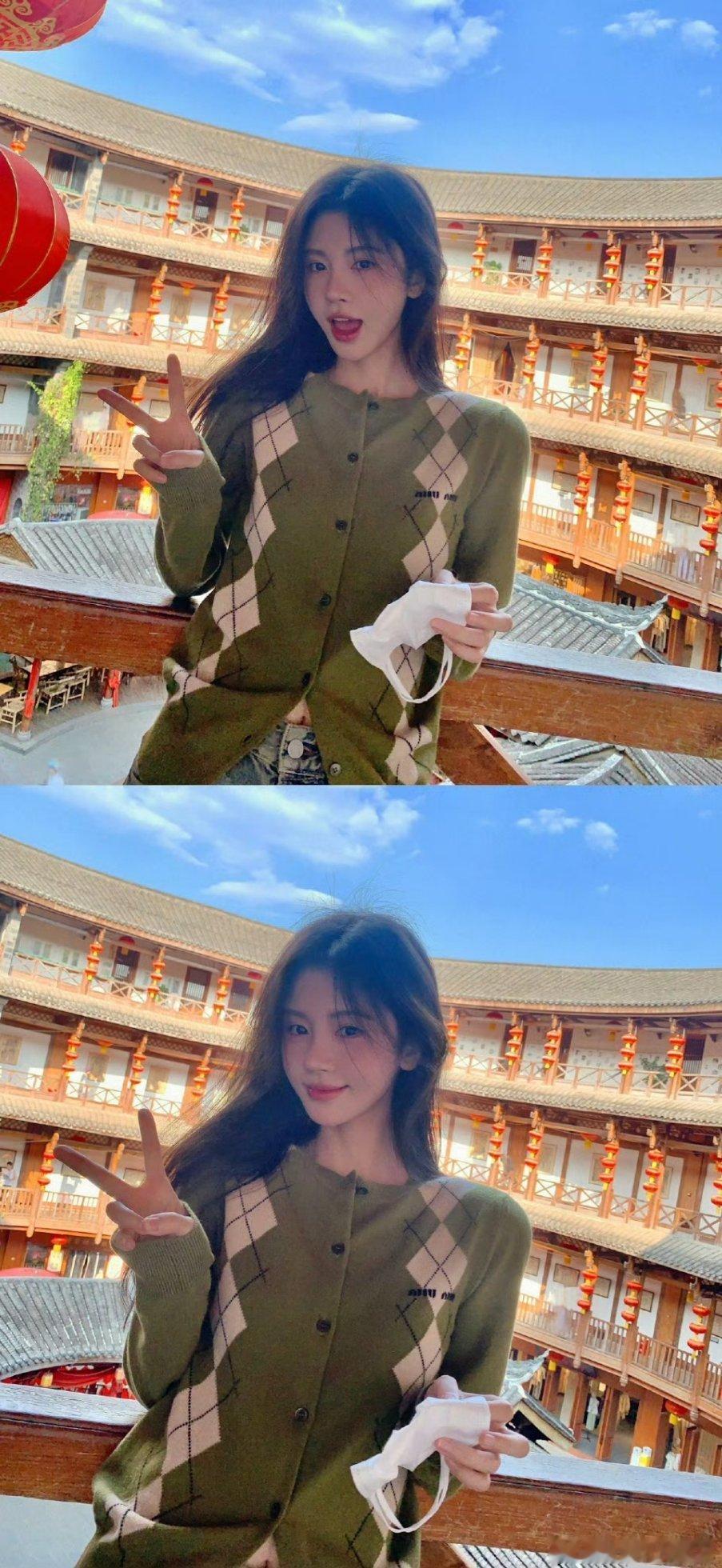 鞠婧祎在哪里拍照都这么好看的吗 ​​​