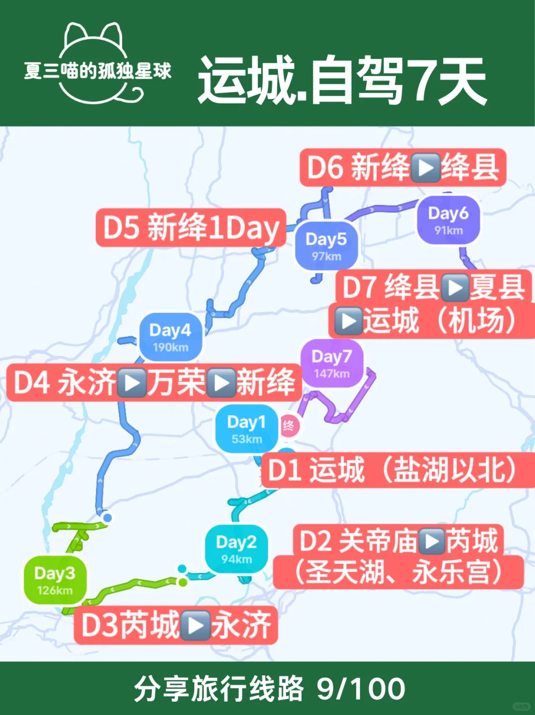 7天看43处国保，这才是运城💯分自驾线路！