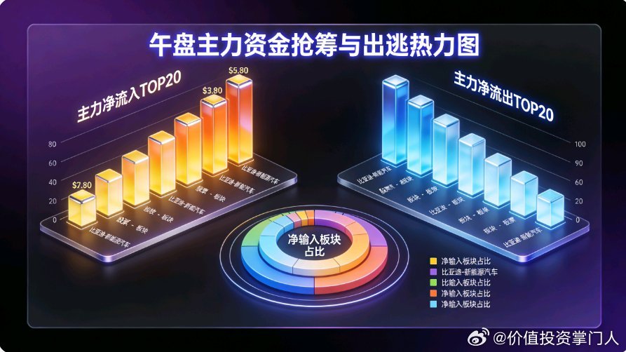 6月22日周一午盘主力资金抢筹与出逃整体主力资金合计净流入155.10亿元，同步