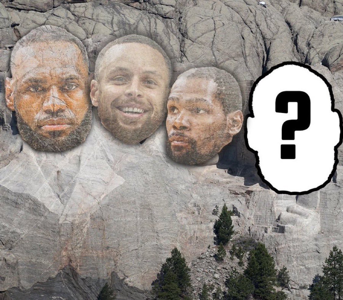 现役球员NBA总统山，第四个是谁合适？ ​​​