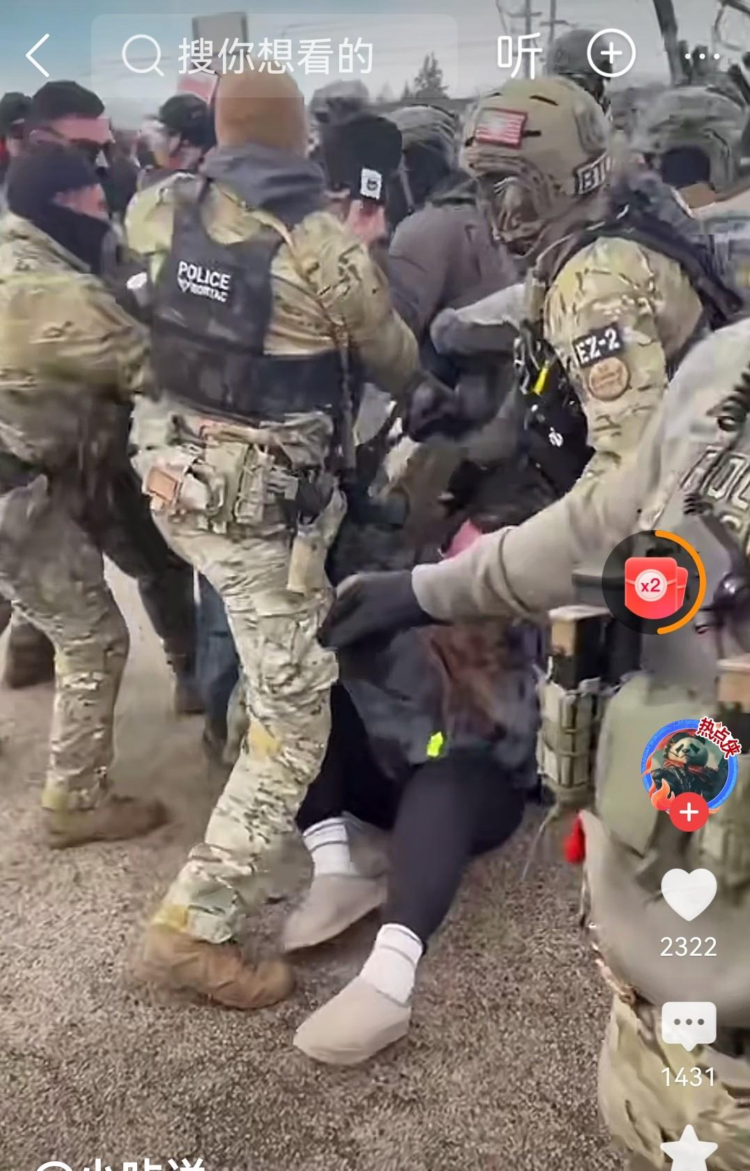 公知不是宣称，美国人人持枪是为了保留反抗暴政的权利吗？
可现实却是，他们只能在底