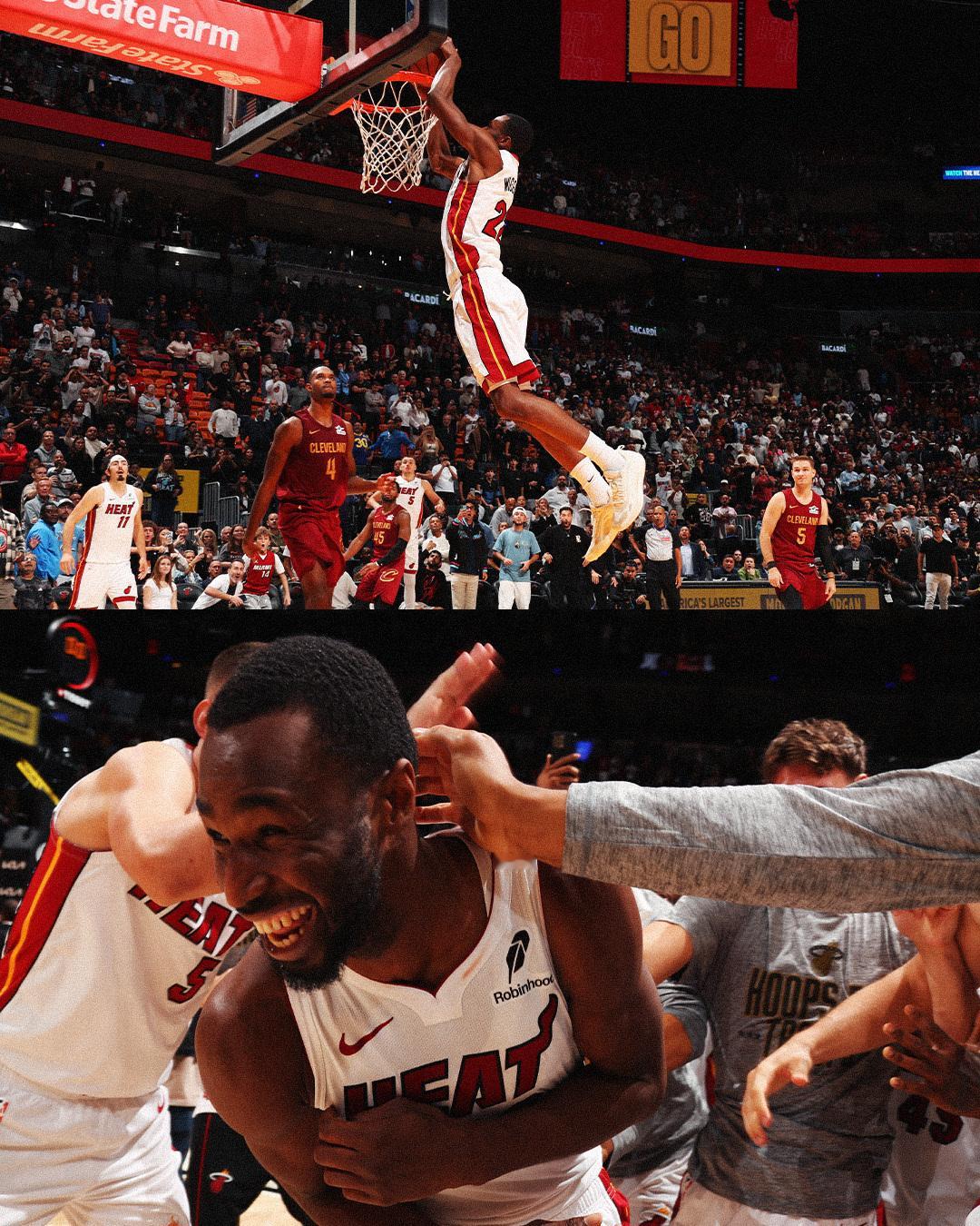 扔掉保温杯，嘴哥扣篮绝杀[加油][加油]维金斯扣篮绝杀 ​​​