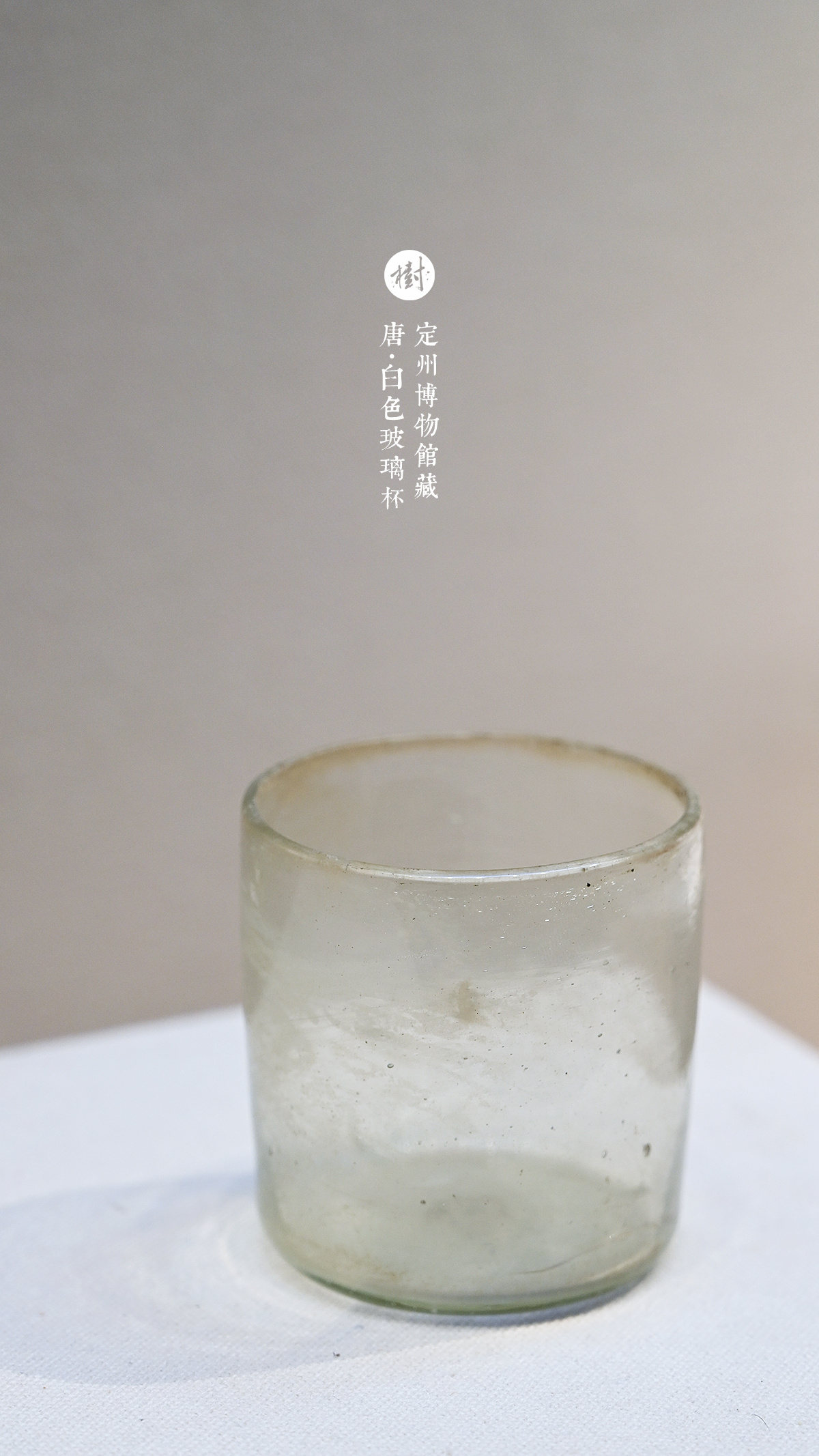 定州博物馆·尘外千年定州博物馆藏北宋建隆元年-太平兴国二年·刻花玻璃瓶北宋建隆元