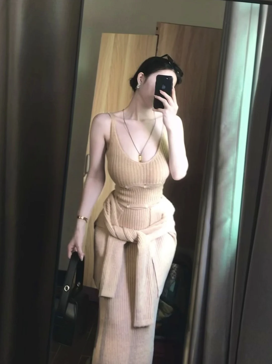 还得是淡粉色系给的温柔美女感～