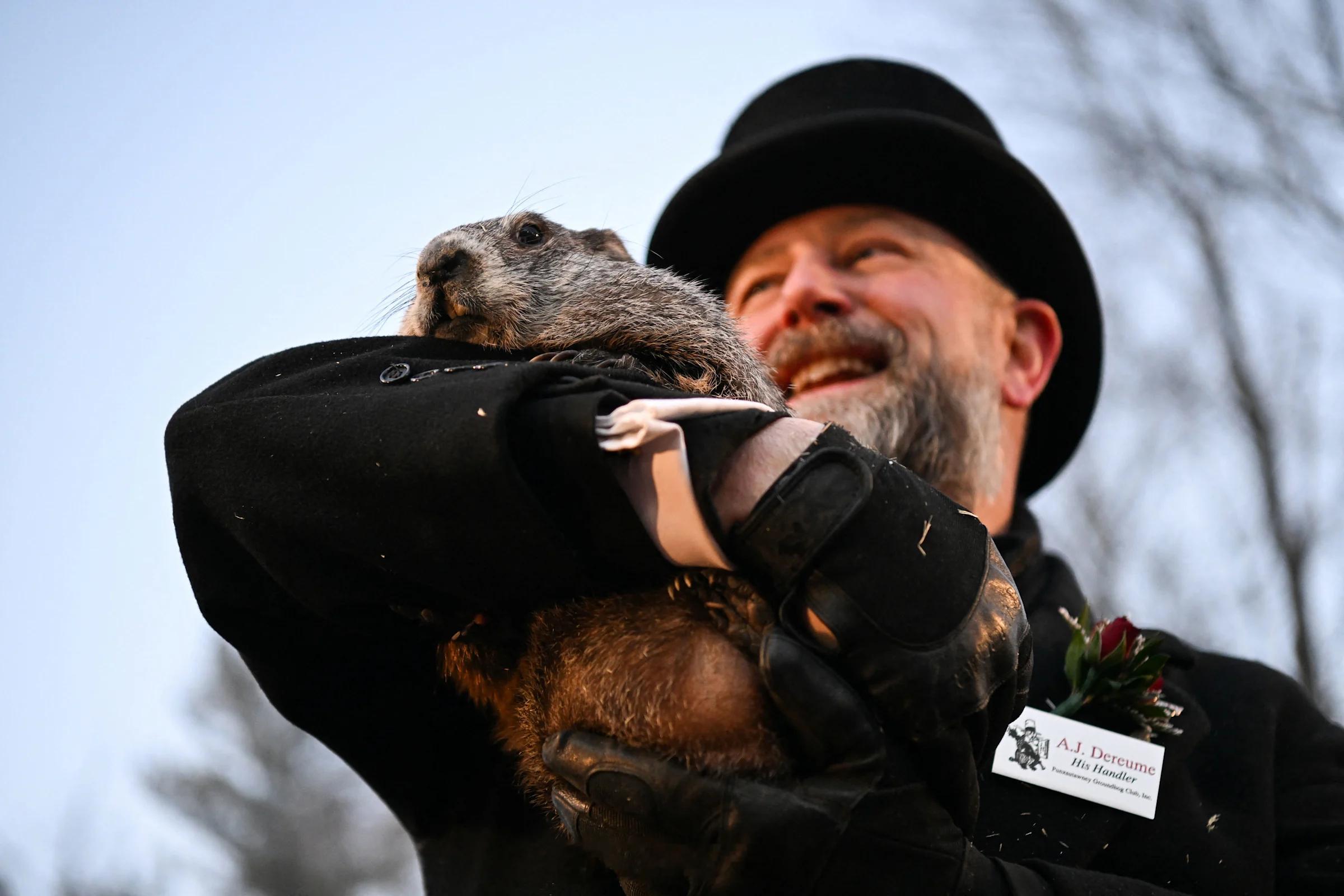 土拨鼠见到影子 冬天还将维持6星期 第一段：土拨鼠日2026的结果2026年2月
