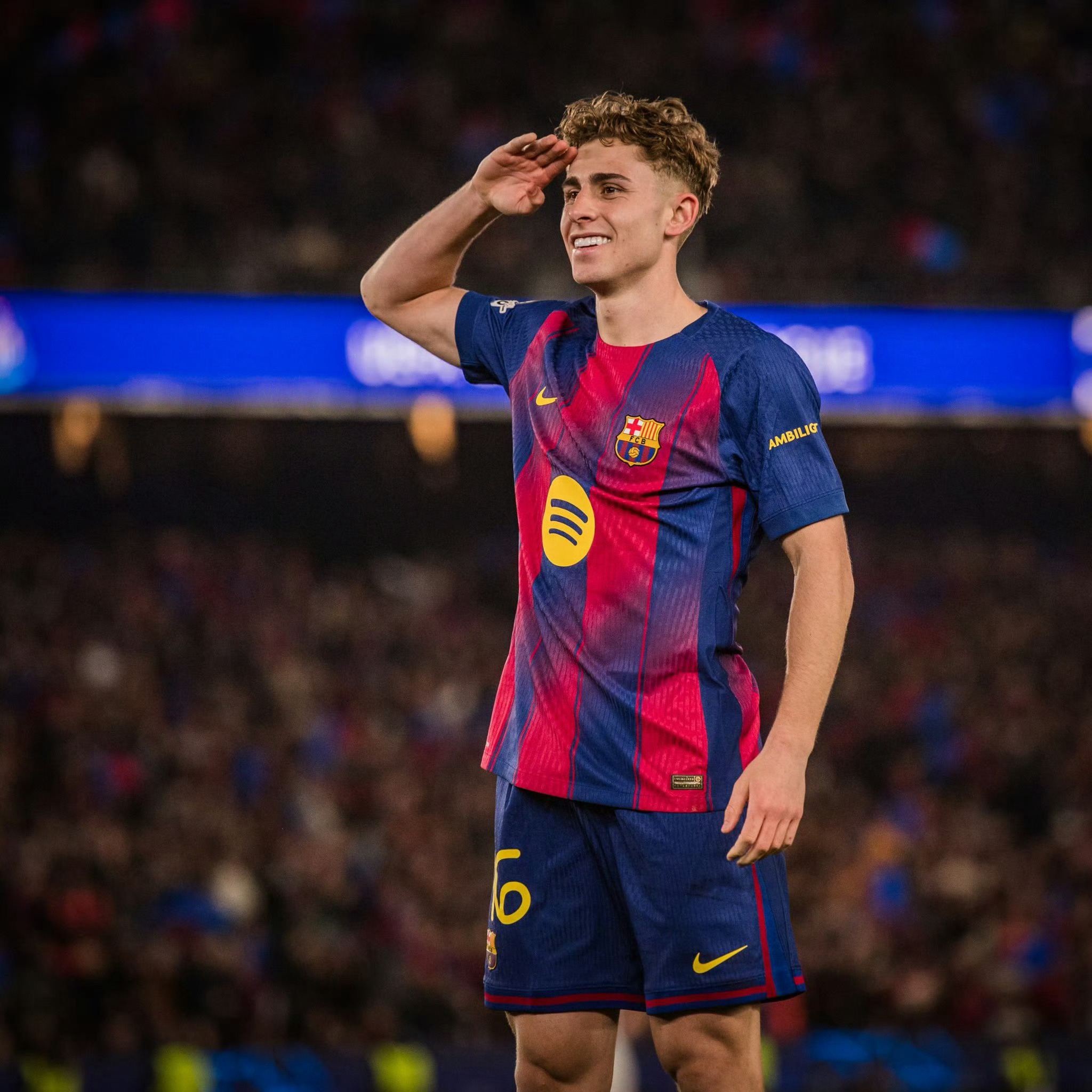 欧洲最强中场诞生！巴萨小将遗憾错失与梅西对决，进球致敬梅球王3月27日欧美杯西阿