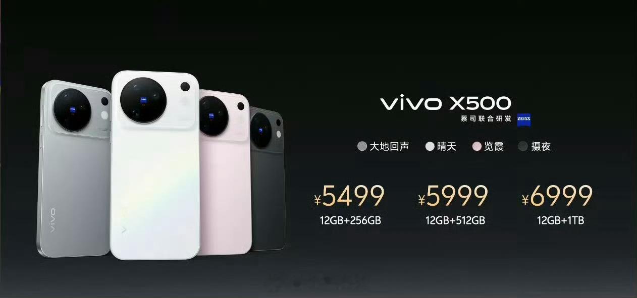 vivoX500系列首日预售情况vivo x500vivoX500系列预售首日约