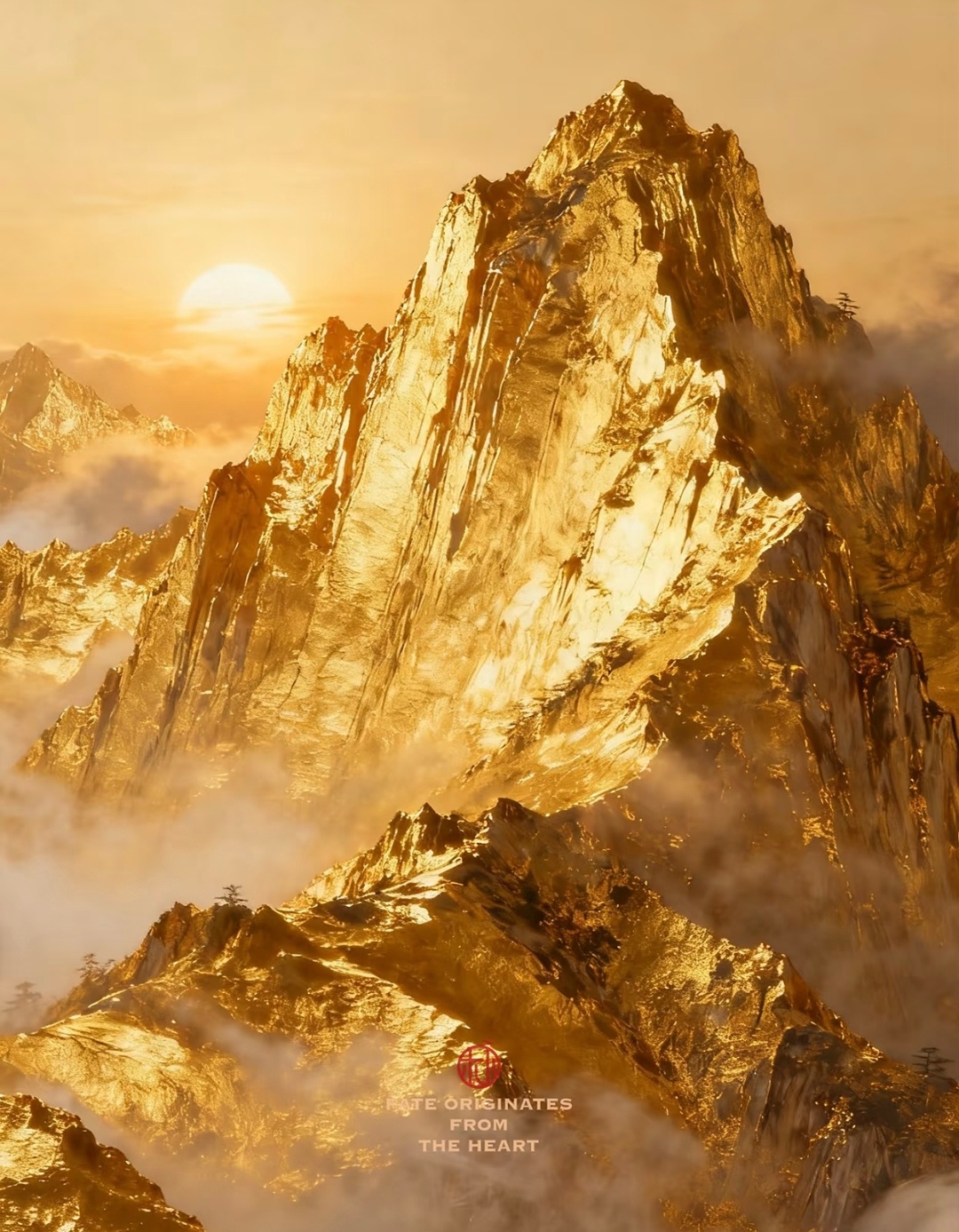 “  日出金山，福顺财安 …  ” 