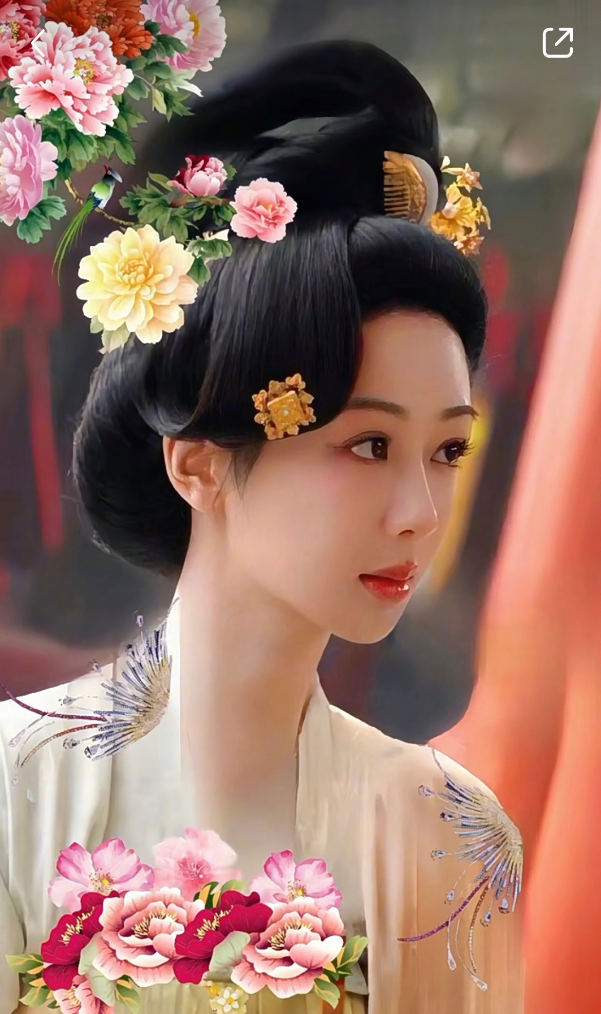 #唐妆##女星唐装扮相#谁最符合你心目中唐朝美人的形象？ ​​​