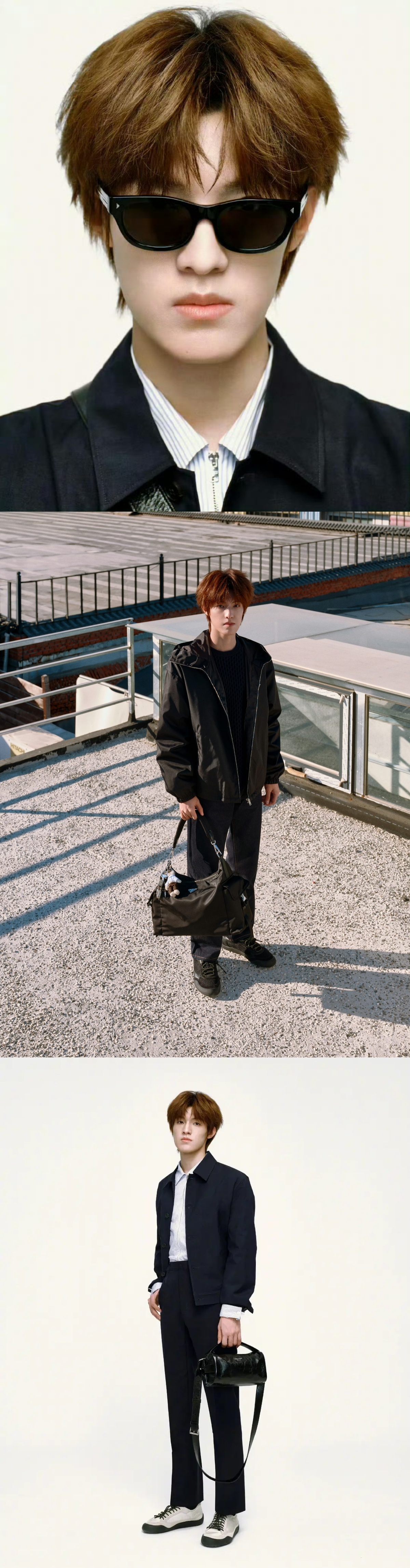 Prada出发图TOP登陆少年组合米兰时装周prada官方出发图🈶你最pick