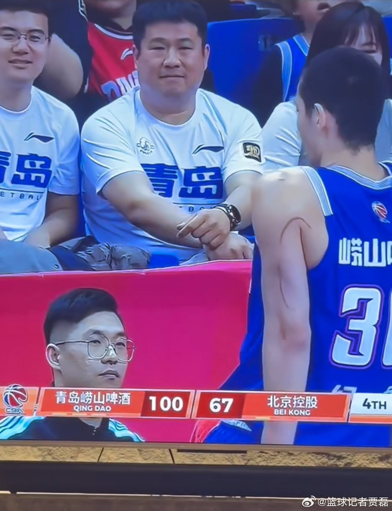 青岛队今天真是火力全开了，约瑟夫杨狂砍30分9次助攻，第四节青岛算是手下留情了。