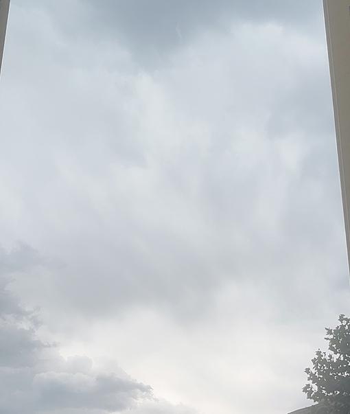 看天空马上要下雨