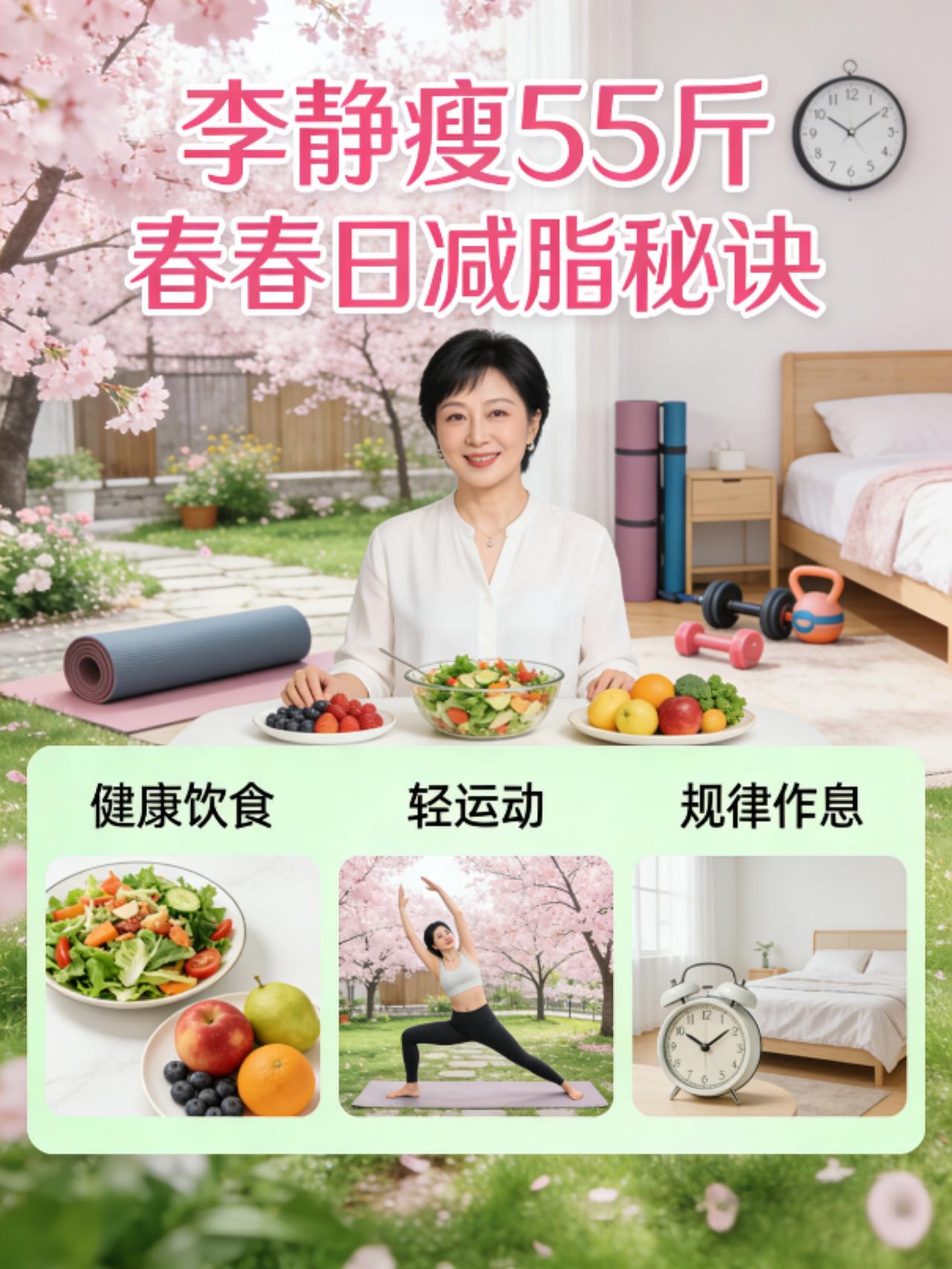李静狂瘦55斤！春日减脂不靠饿，3个秘诀人人能学
 
2026春日减脂热潮席卷全