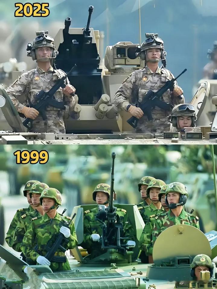 一张图看懂中国步兵战车的发展与变化。
99年的时候，我们国家的装甲步战车上面仅有