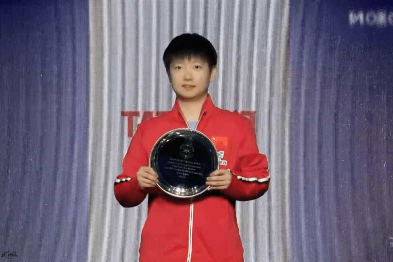 孙颖莎伦敦世乒赛团体赛MVP，实至名归！
孙颖莎在今日（2026年5月10日）结