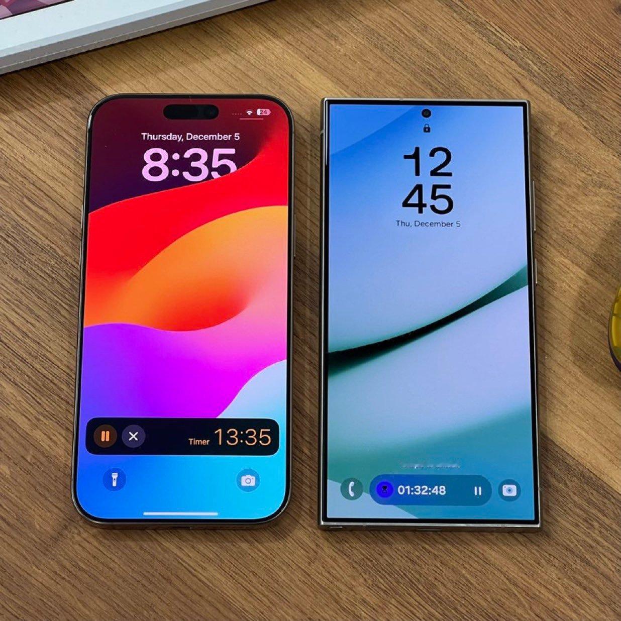 iPhone实时活动 vs 三星实时活动，你喜欢哪个？ 