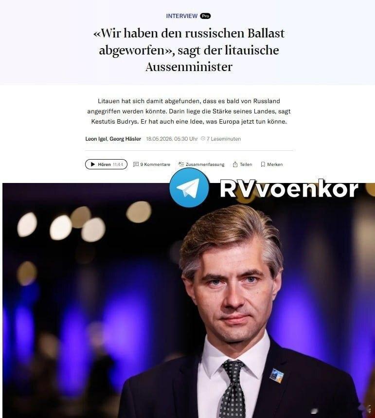 立陶宛呼吁北约攻击加里宁格勒并引发第三次世界大战。▪️ 立陶宛认为，俄罗斯对波罗