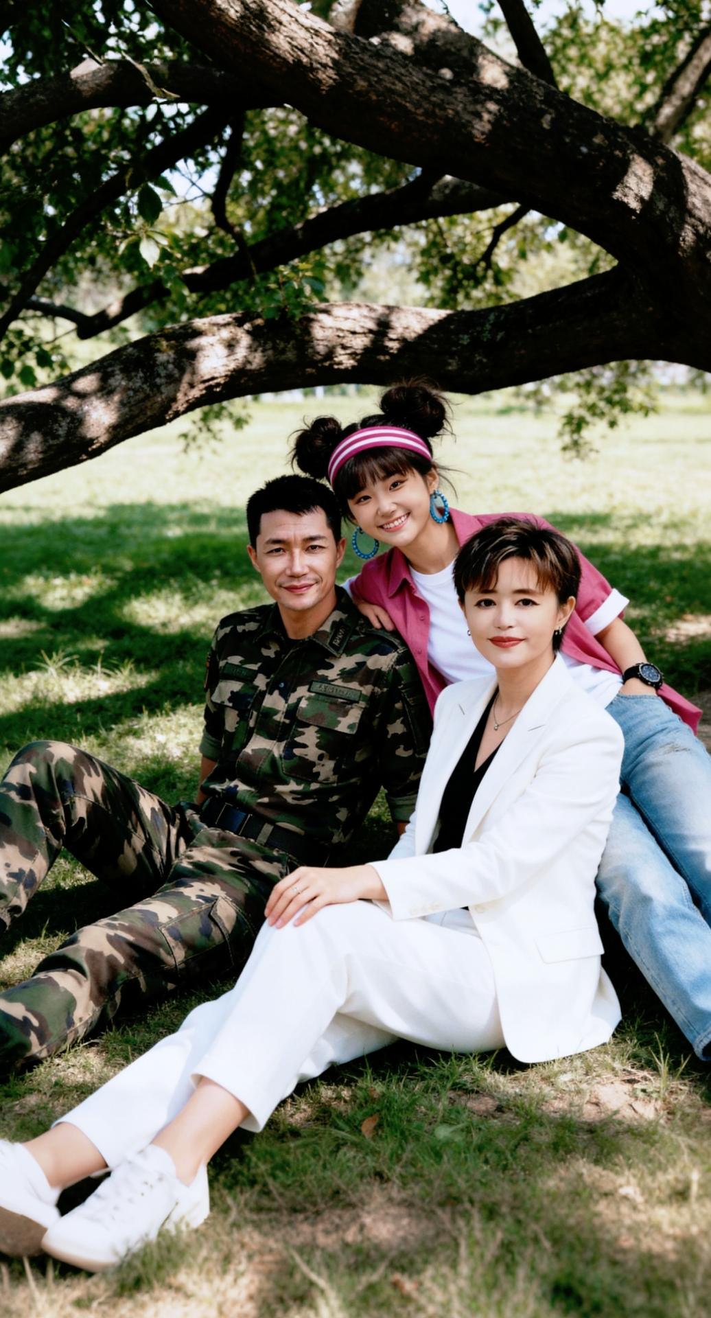 AI树下三照合拼 随变ai随便玩