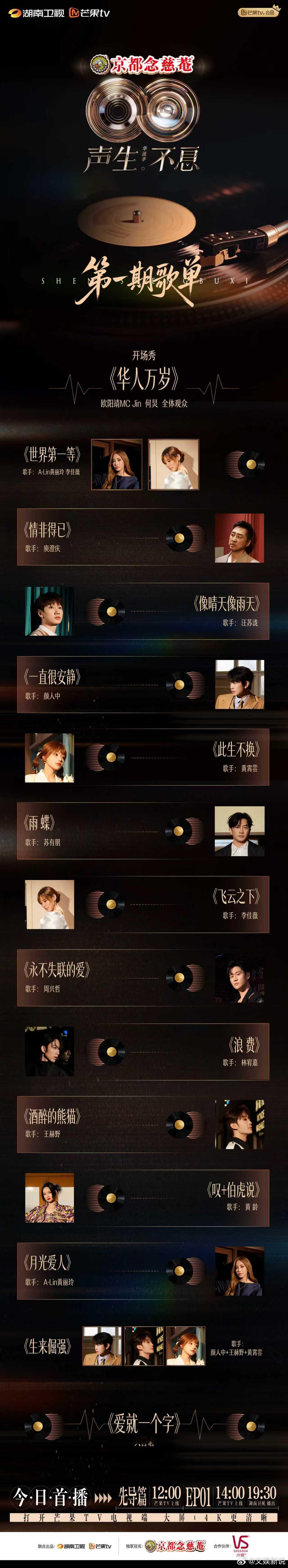 当熟悉的旋律再次响起，是DNA动了的感觉！《情非得已》《像晴天像雨天》等十五首金