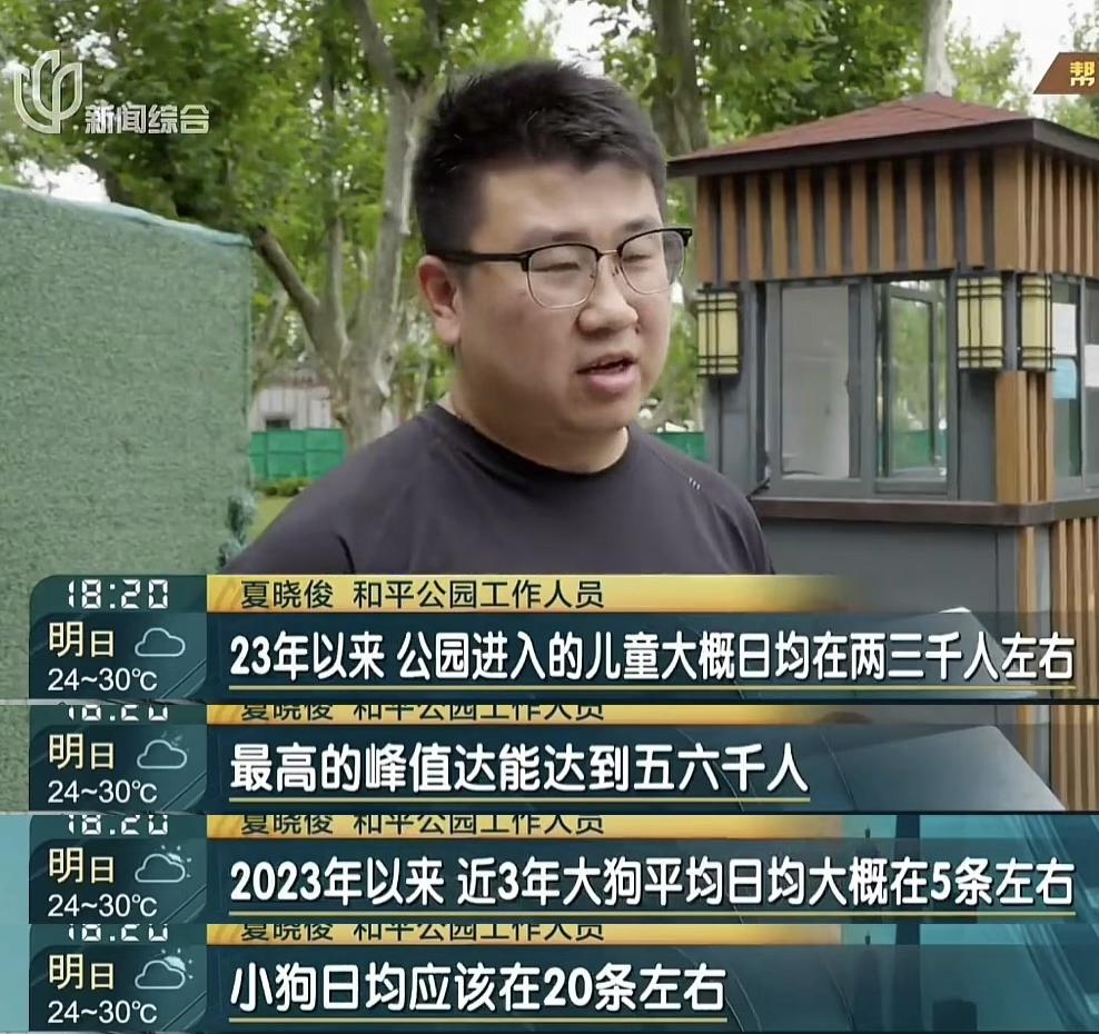 管理人员：宠物乐园日均大狗5条小狗20条
遛狗人士：不满意为日均两三千的儿童改造