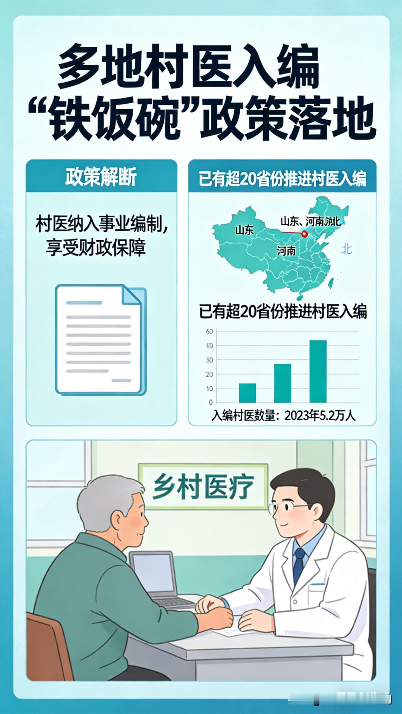 基于多地村医入编政策的落地实践，我将从政策红利、现实差距、深层挑战与未来展望四个