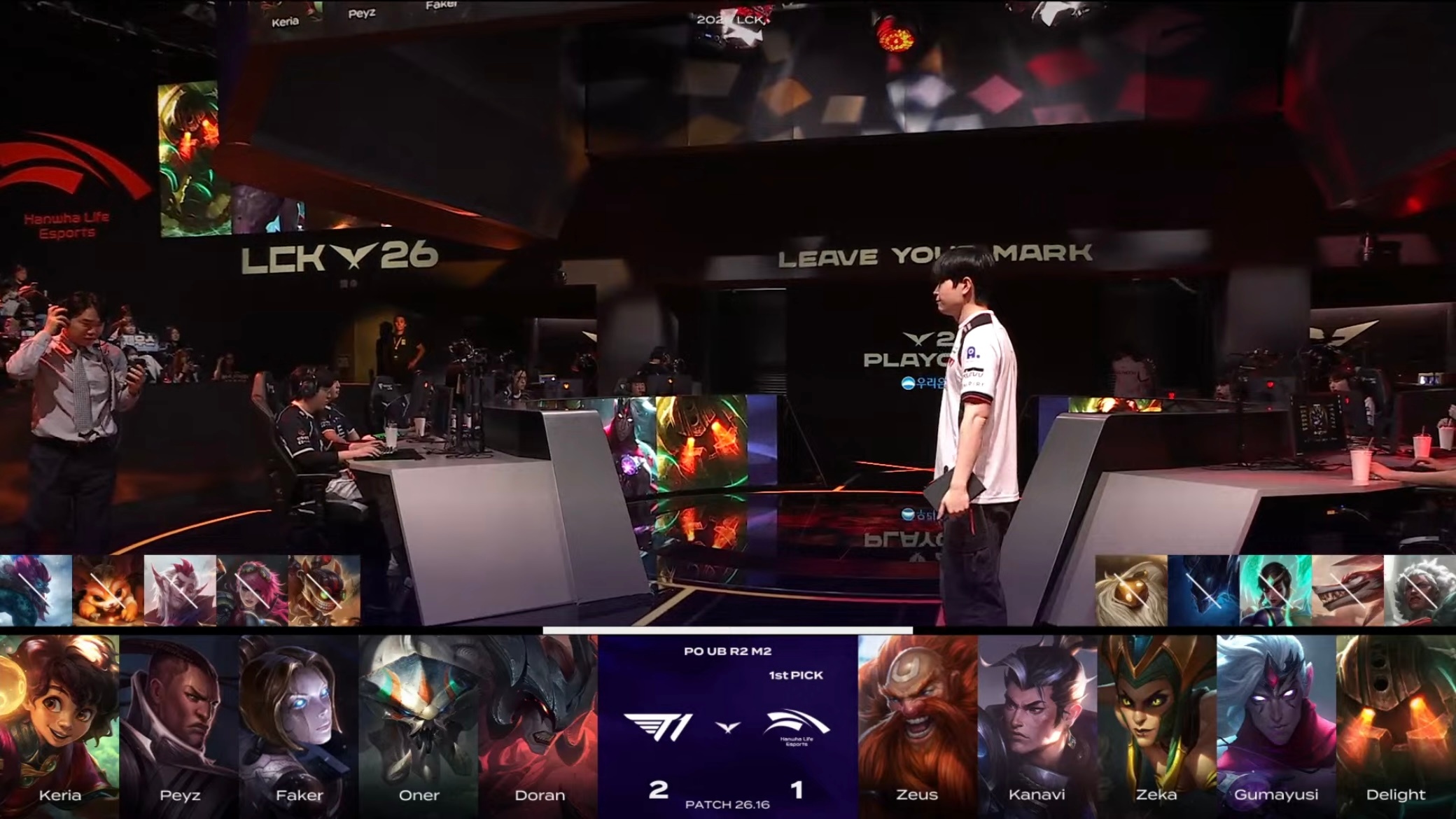 【2026LCK 季后赛】 GAME 04 vs HLE第四局BP如下T1[超话