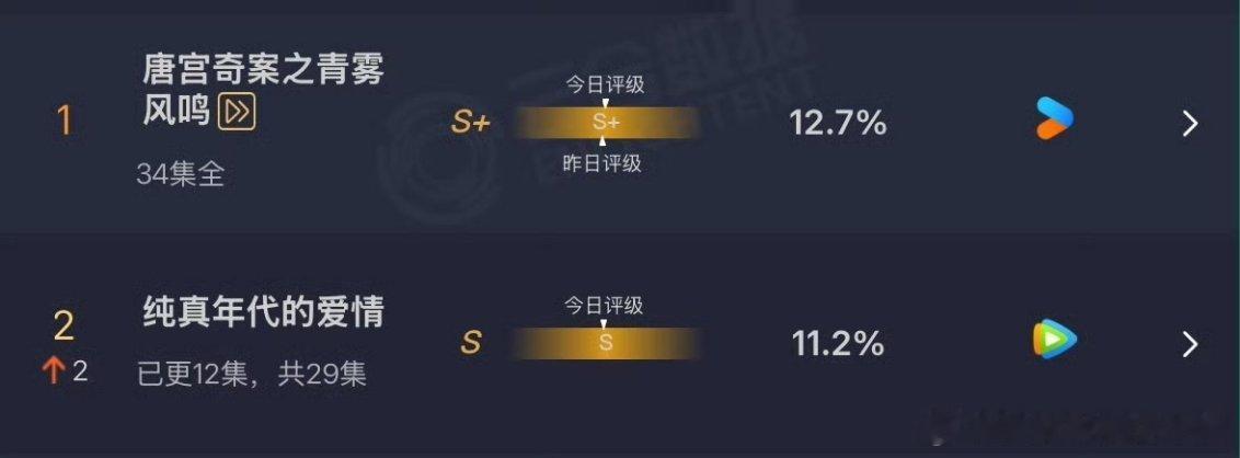 陈飞宇纯真年代的爱情云合第二，评级S🐮 