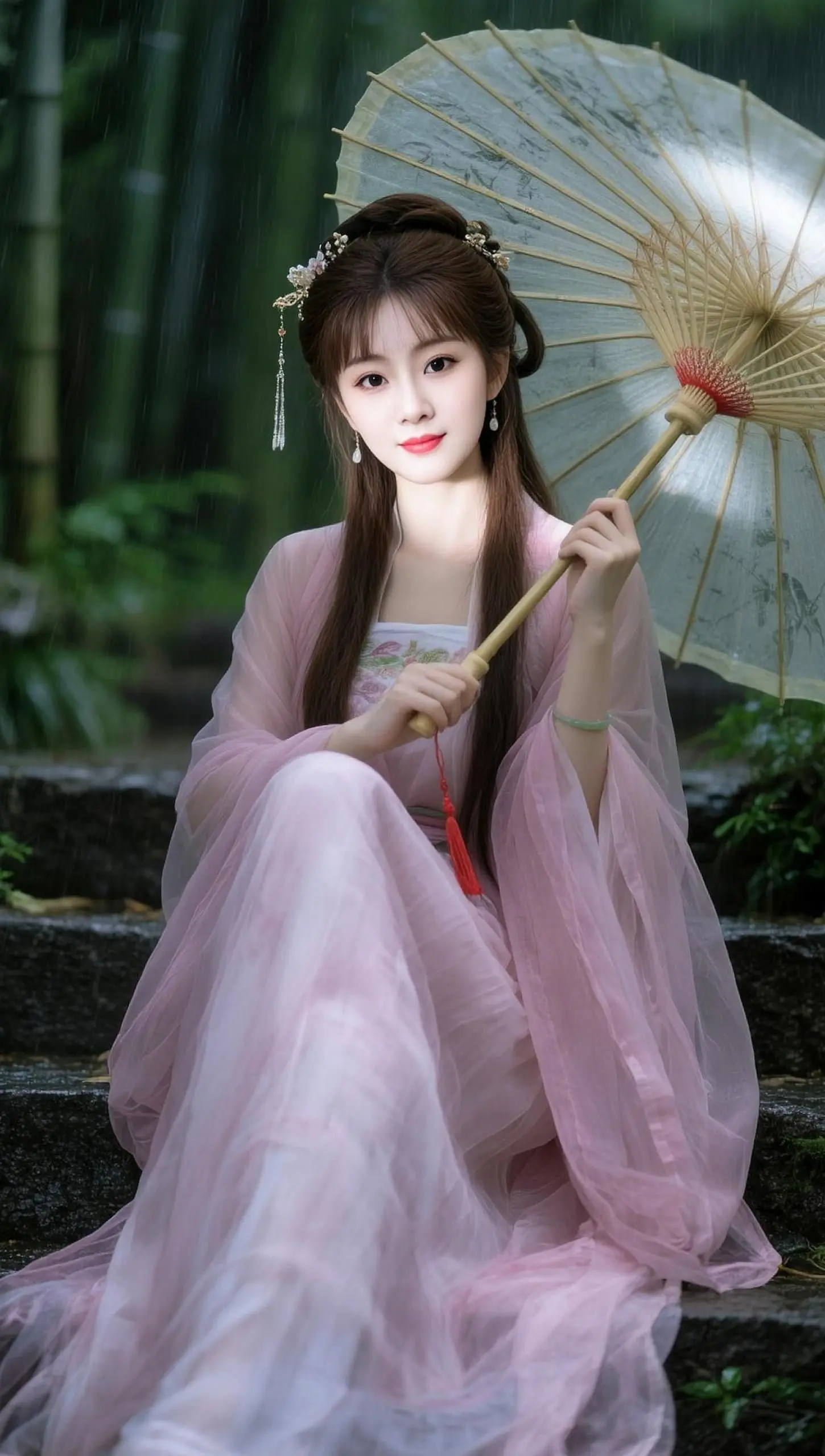 AI烟雨古风写真 ai创作