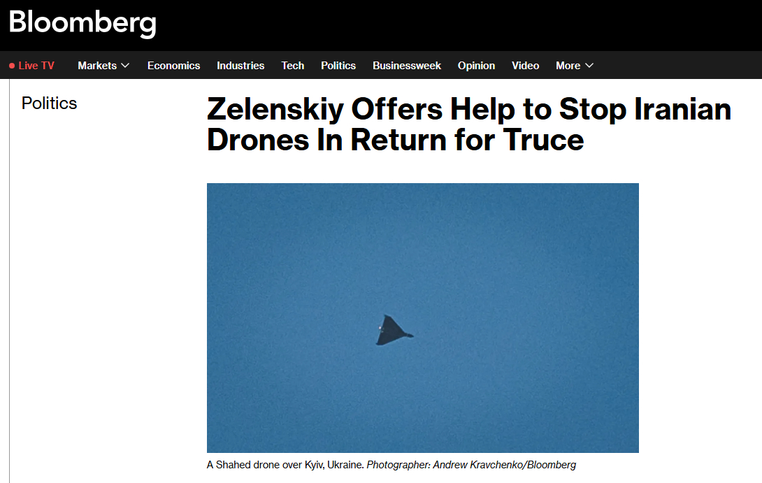 泽连斯基放大招：如果中东国家能说服普京同意和乌克兰达成为期一个月的停火，他将派遣