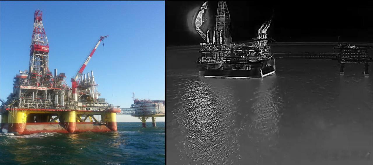 乌克兰安全局无人机第三次袭击了俄罗斯在里海的石油开采平台。这次袭击的目标是科恰金