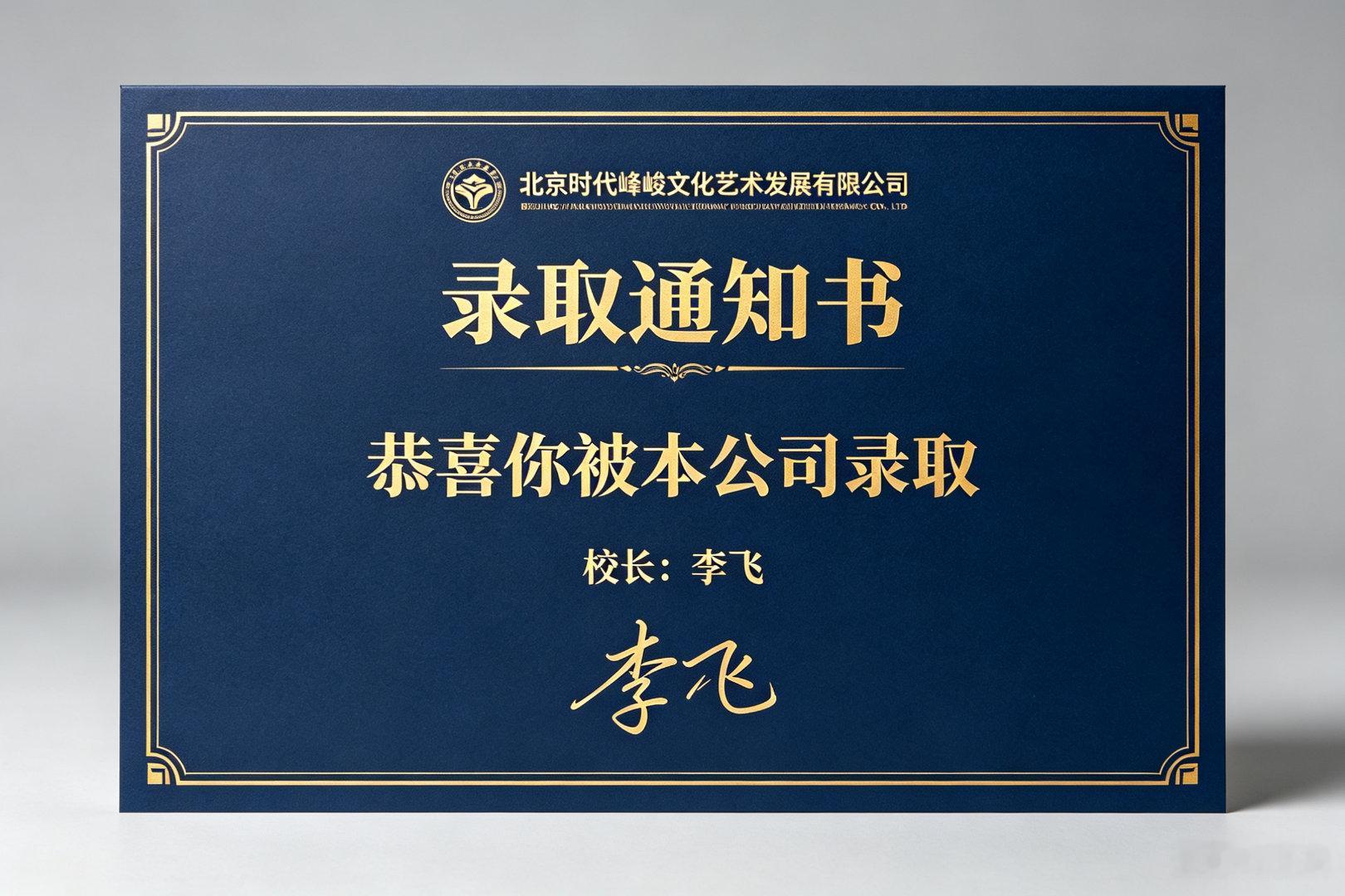 录取了 