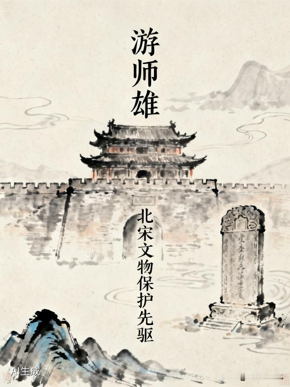 都知道清朝陕西巡抚毕沅对关中的文物保护做了很多贡献，但北宋的游师雄堪称古代文物保