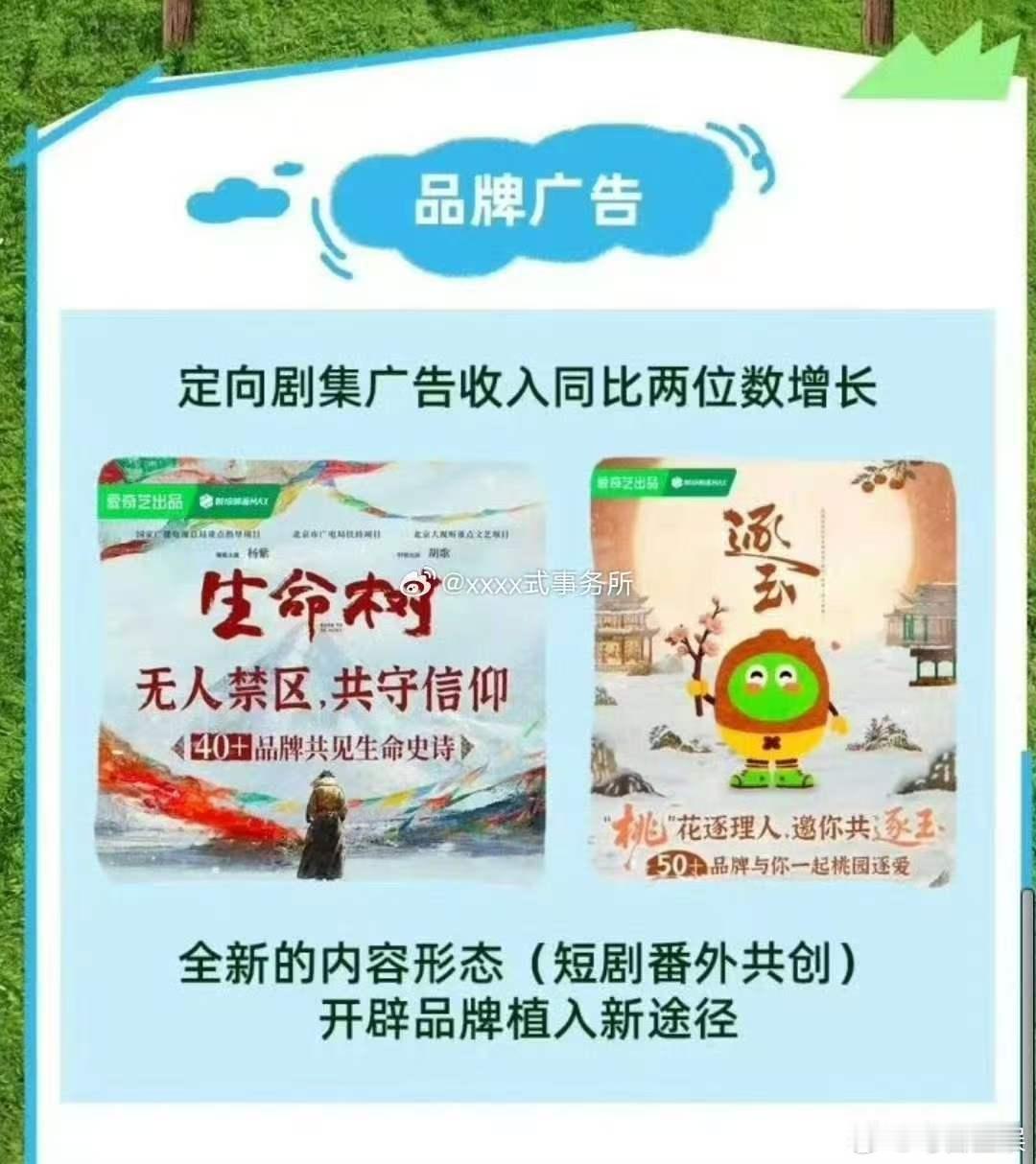 娱乐逐玉爱奇艺财报被提最多的剧集逐玉被单独表扬了好几栏逐玉好厉害，在财报里被提的