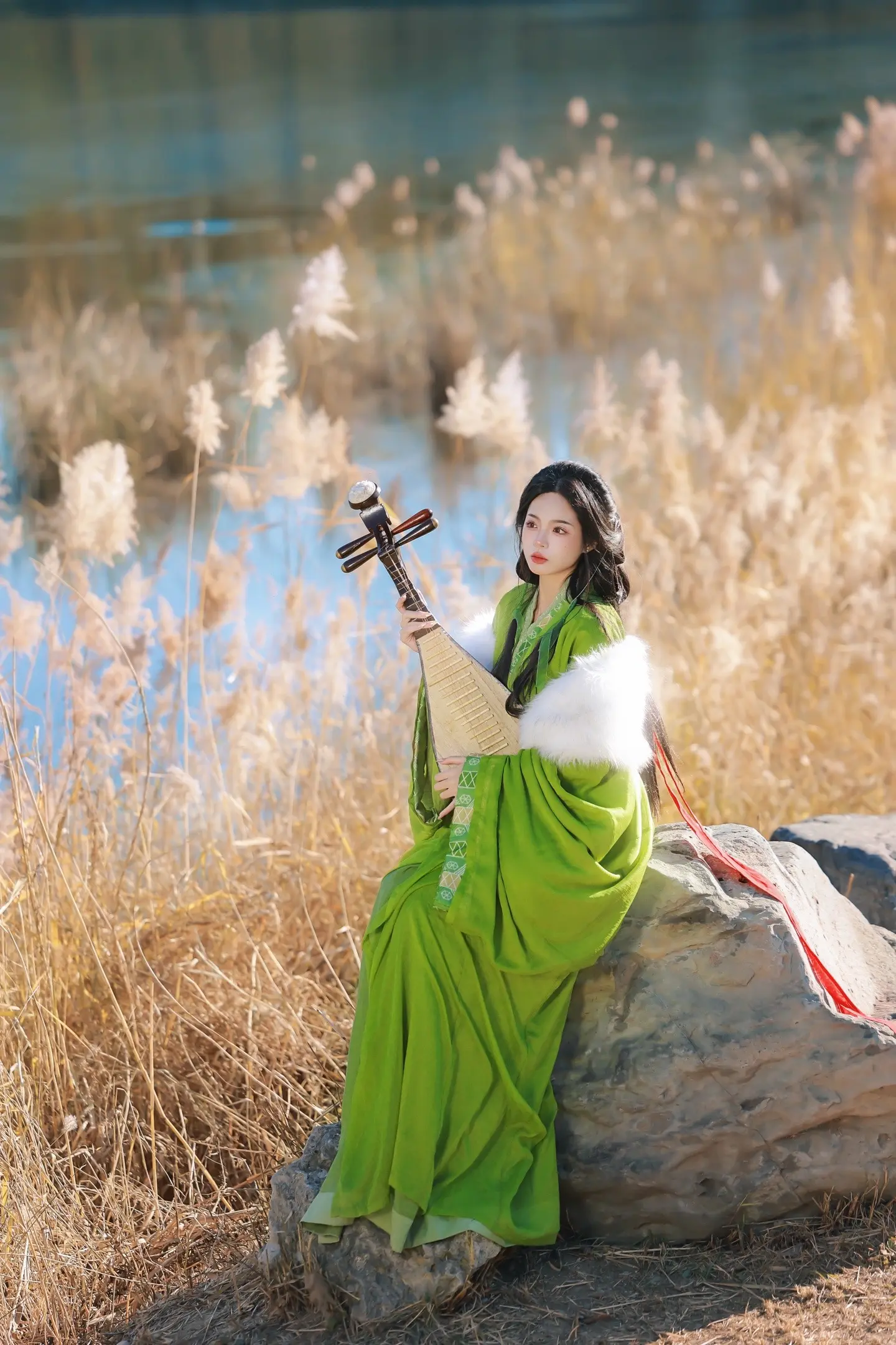 秋风起，谁在叹息……去年秋天拍的苹果和芦苇