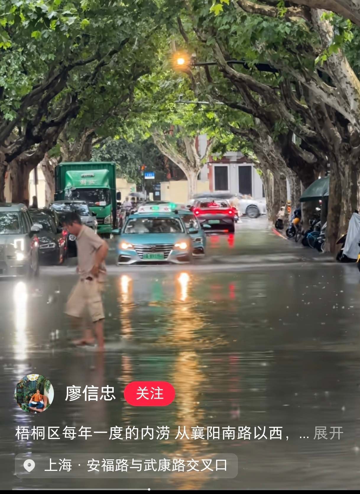 呐，今天夏天又不能粗去丸了他们家窗外此刻是这样的 夏天的小短腿，一出门就得没过头