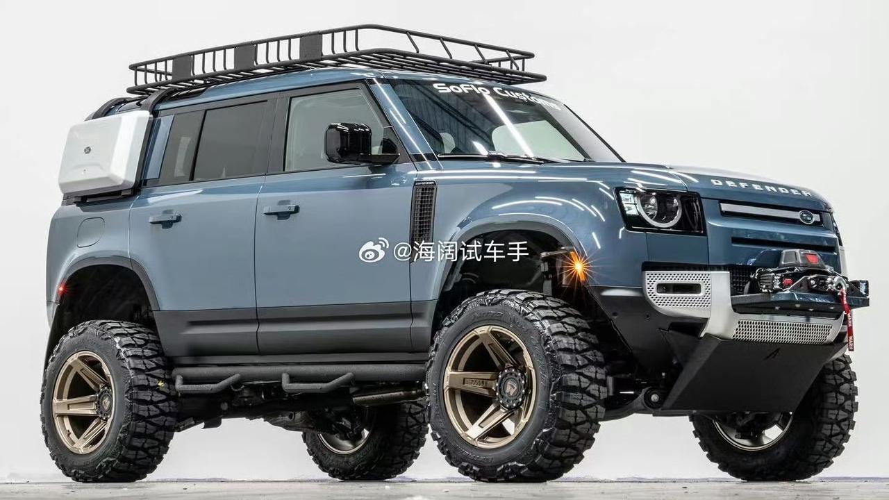 卫士改成这样您满意吗？？？不晓得这玩意会有人开着去越野吗？？？