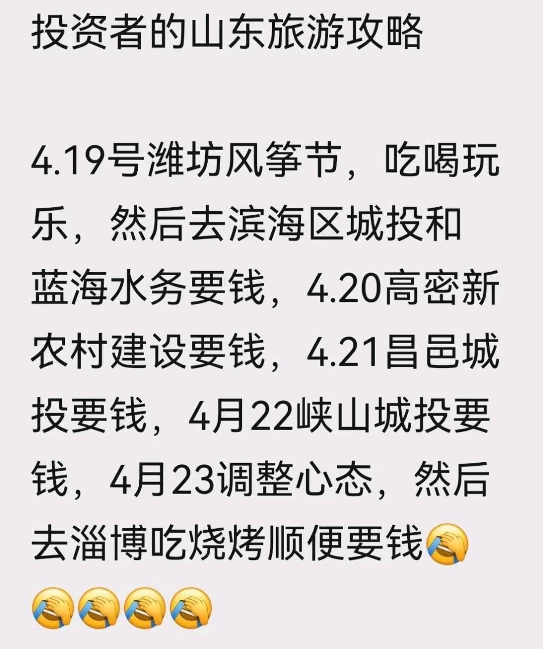 投资者的山东旅游攻略金融 #淄博烧烤