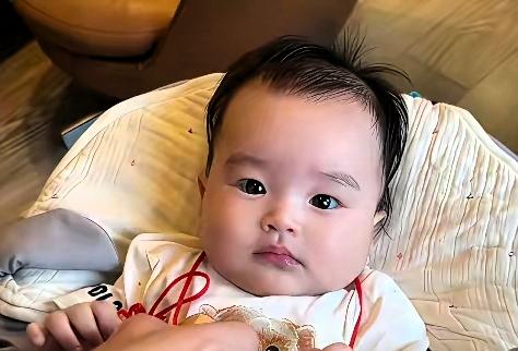 谁能想到，一个年仅五个月的小婴儿，仅凭日常出镜的模样，轻轻松松俘获了大批网友的心