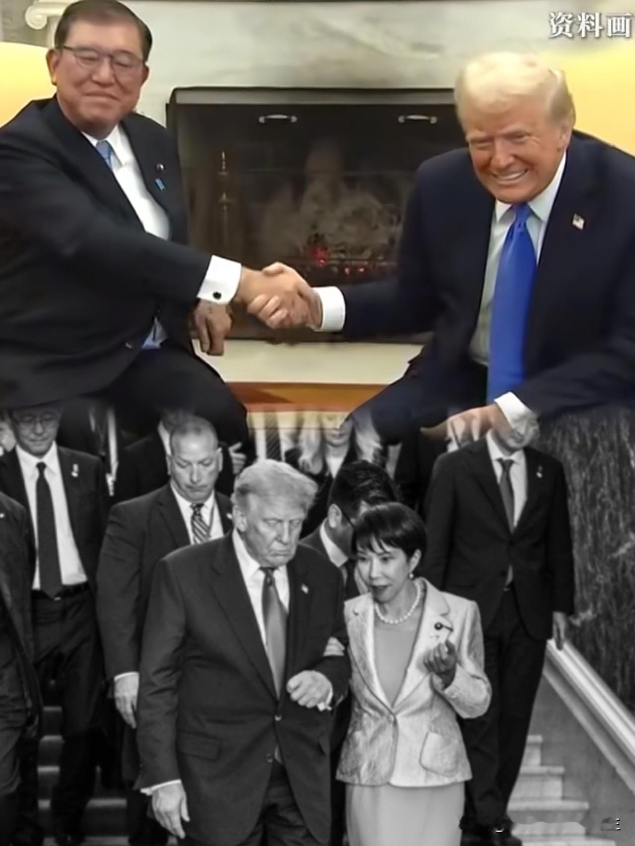 日本与美国交往这块儿还得看石破茂同志，自从二战以后由于历史原因日本从骨子里就对美