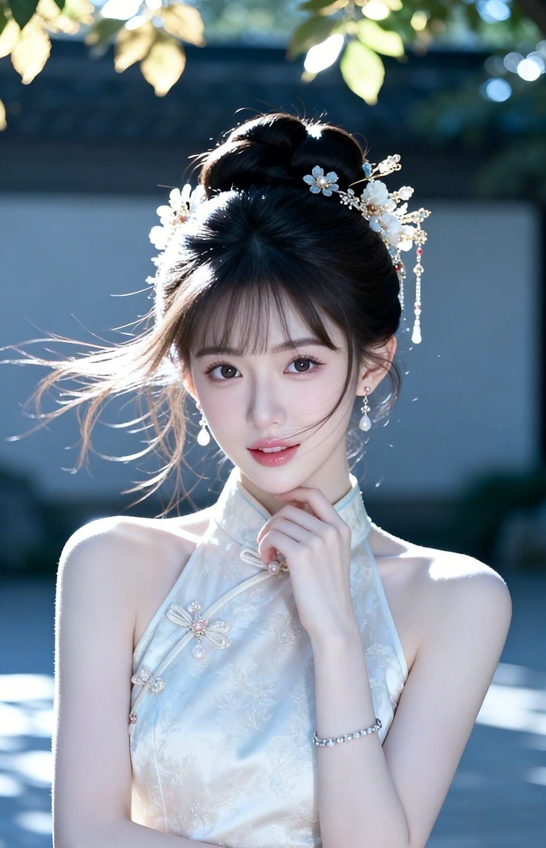 古典优雅，古风美人，韵味十足