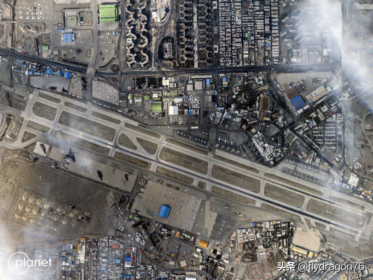 🇮🇷🇮🇱🇺🇸 3月7日的卫星图像显示，德黑兰梅赫拉巴德机场在遭受猛烈