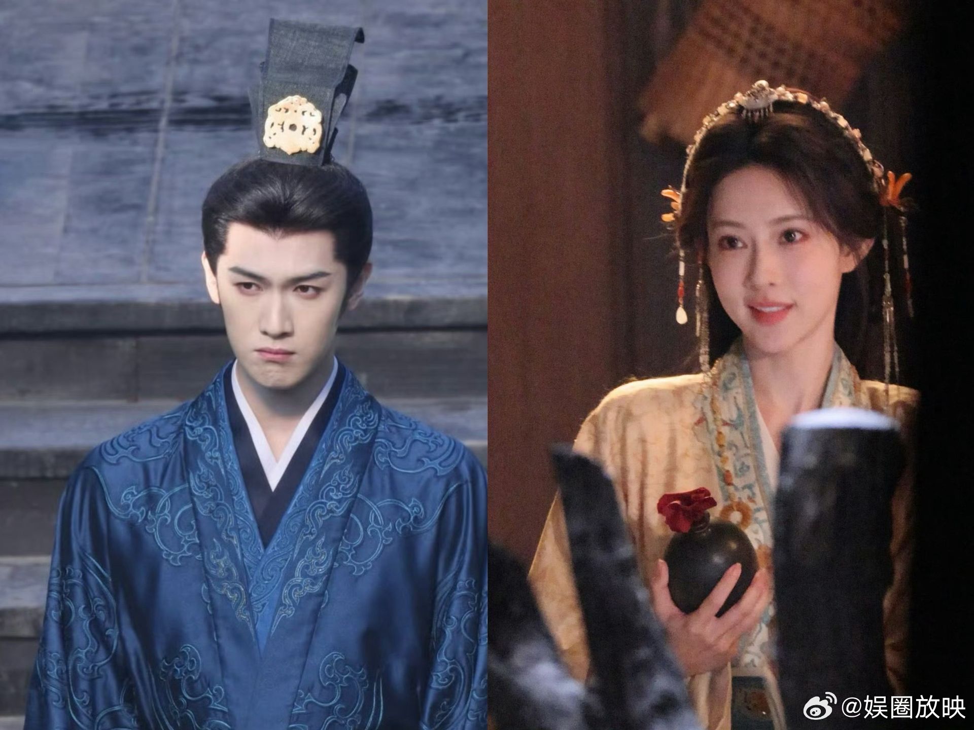 完全小两口来的，今天也很般配～cr:小林.昀孟孟子义｜李昀锐电视剧九重紫