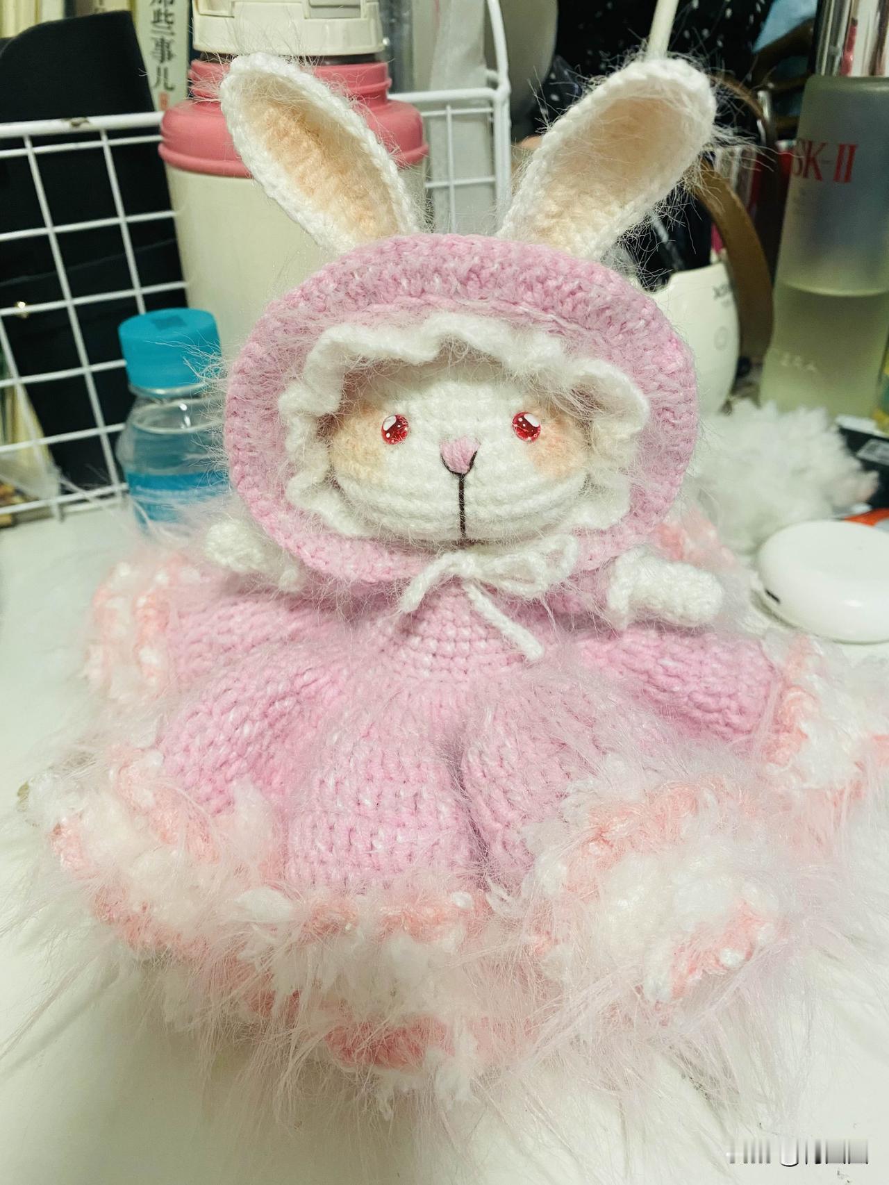 你喜欢钩针工艺品吗?
很喜欢钩针。

怀孕期间没事干，也喜欢手工之类的，就在网上