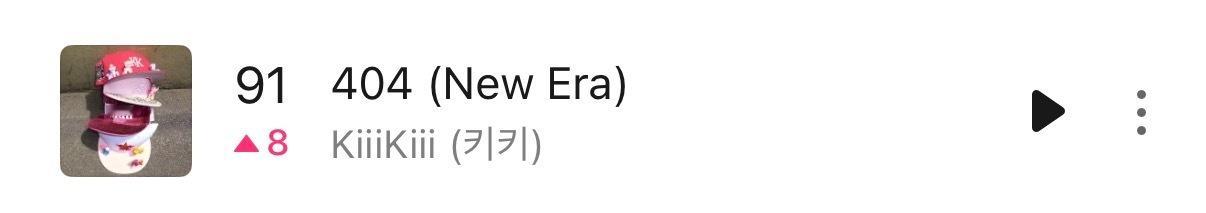 【Theqoo】KiiiKiii<404 (New Era)>上升至Melon 
