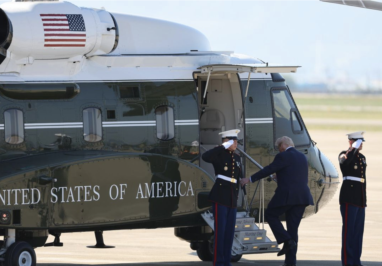 【#李在明特朗普会晤午餐菜单曝光#】#李在明系金色领带会晤特朗普# 据报道，美国