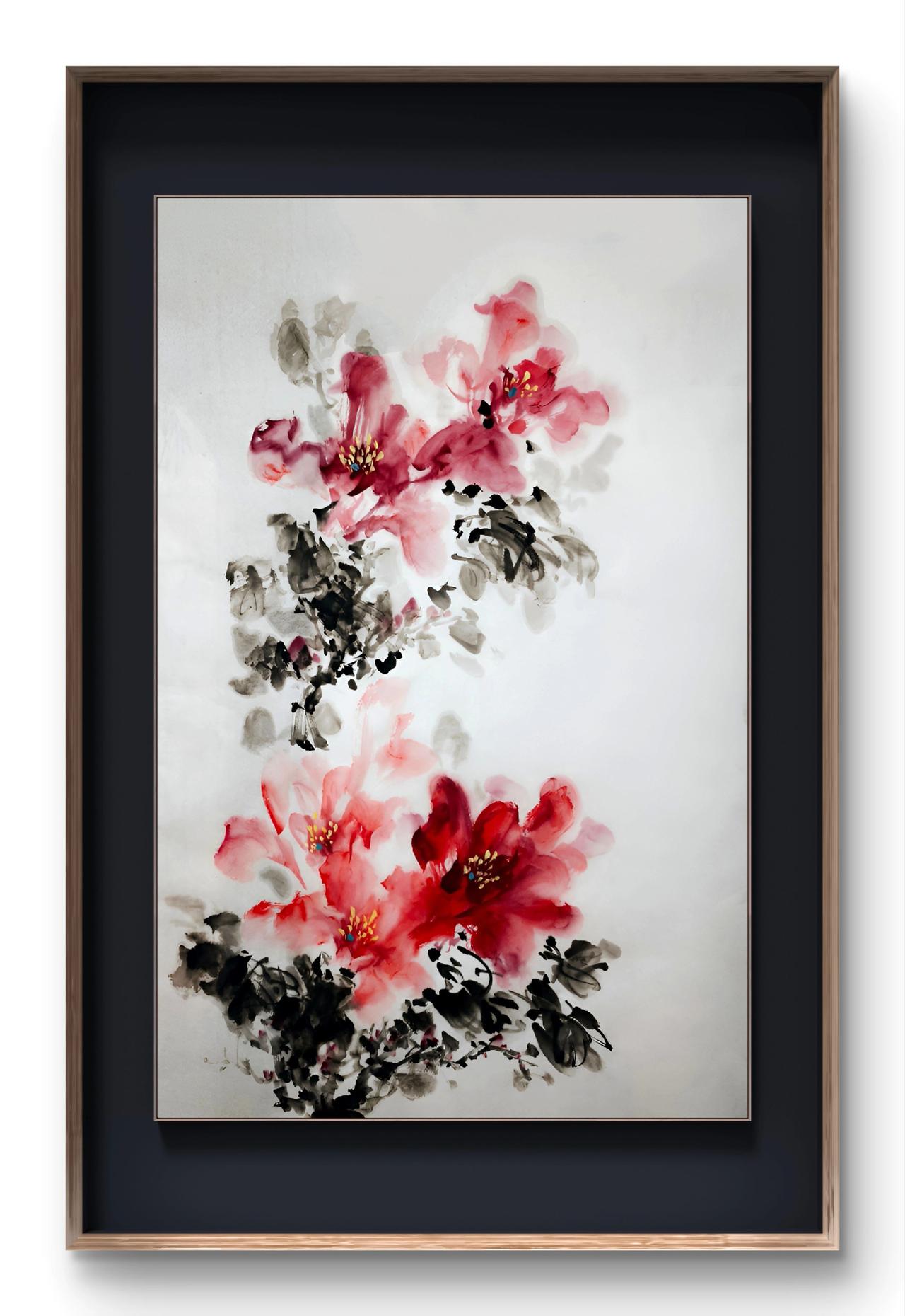 国画牡丹 国画 国画花鸟 写意花鸟