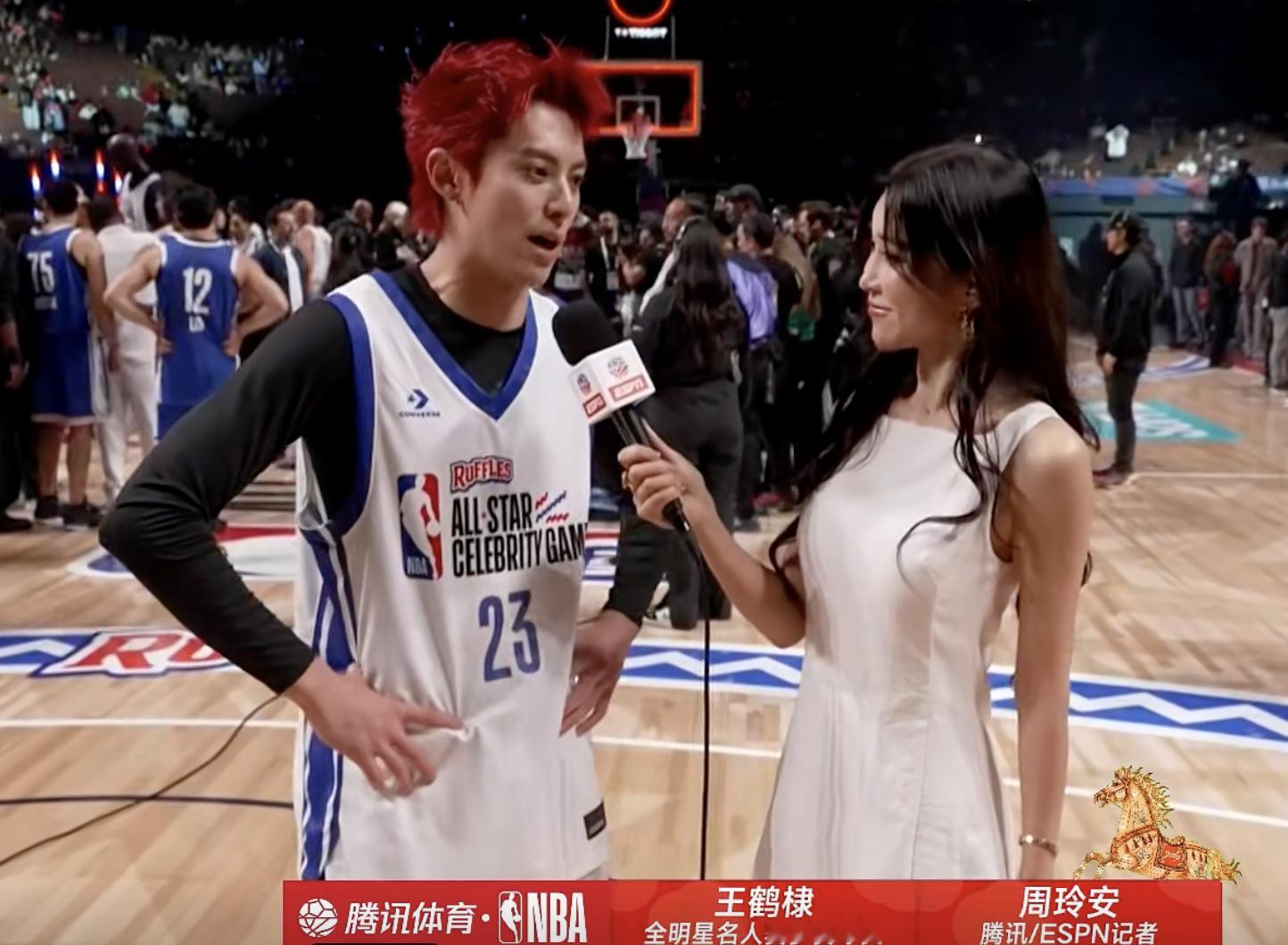 王鹤棣王鹤棣第三次出战名人赛王鹤棣连得4分王鹤棣cortis拍了cha王鹤棣10