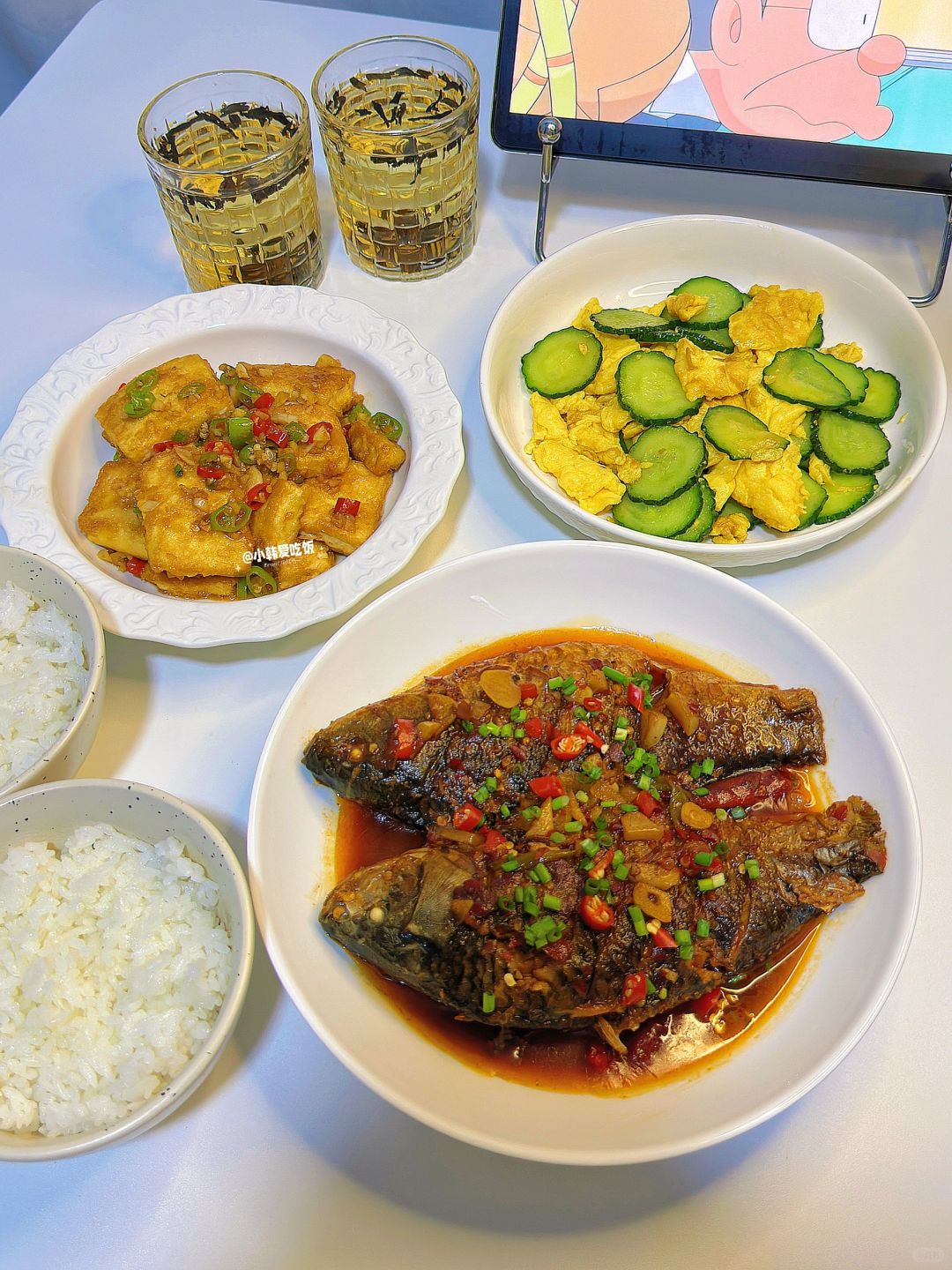 二人食✨今天也是认真吃饭的一天💃🏻